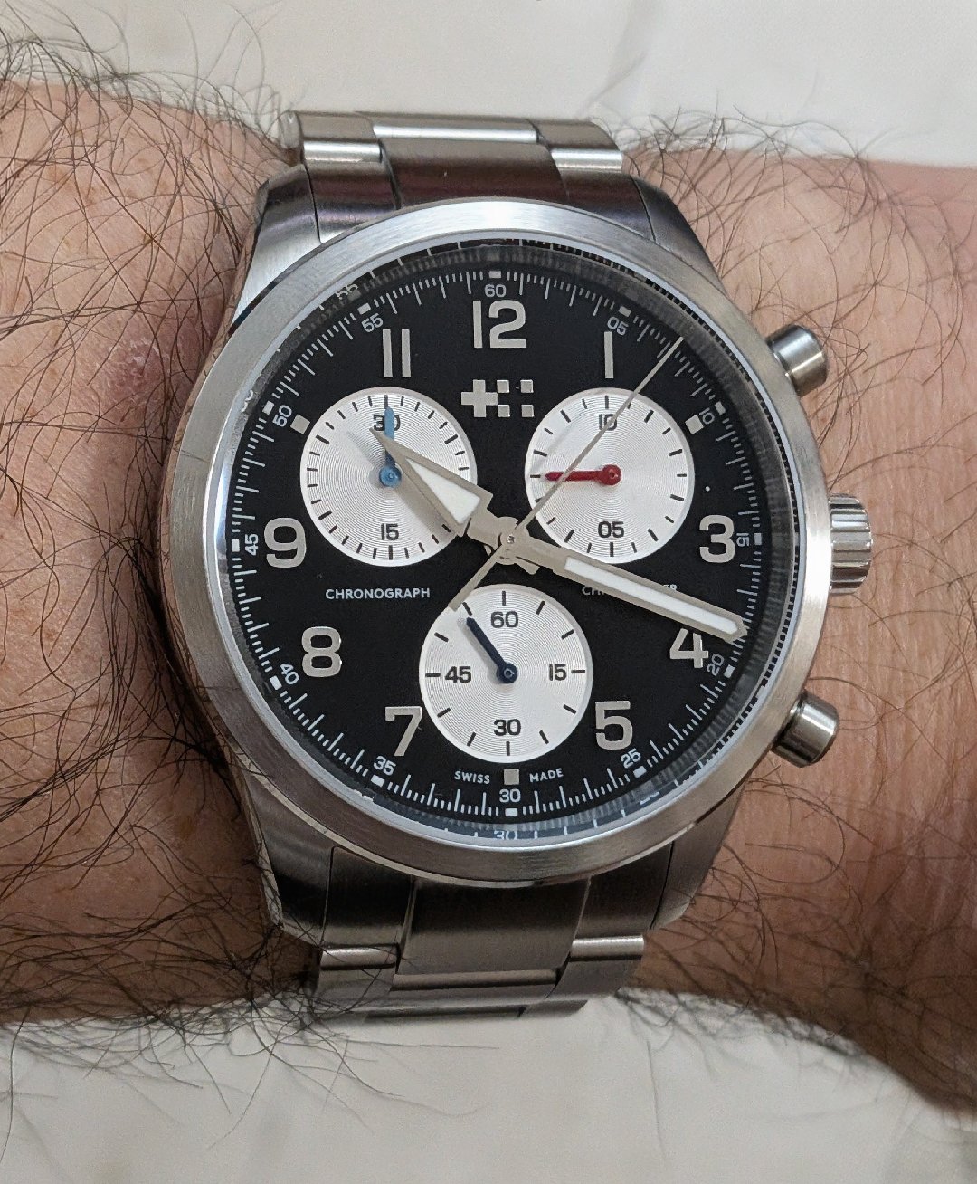 Christopher Ward C63 Valour chronograph.