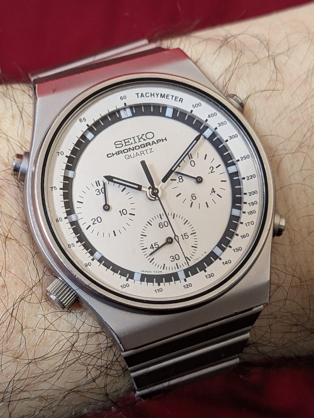 1982 JDM Seiko 7A28-7010 Quartz Chronograph 'Speedmaster'