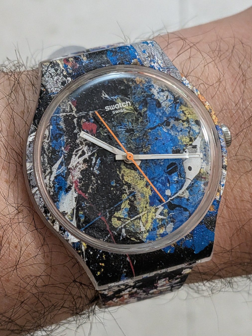Swatch X Guggenheim Pollock's Alchemy