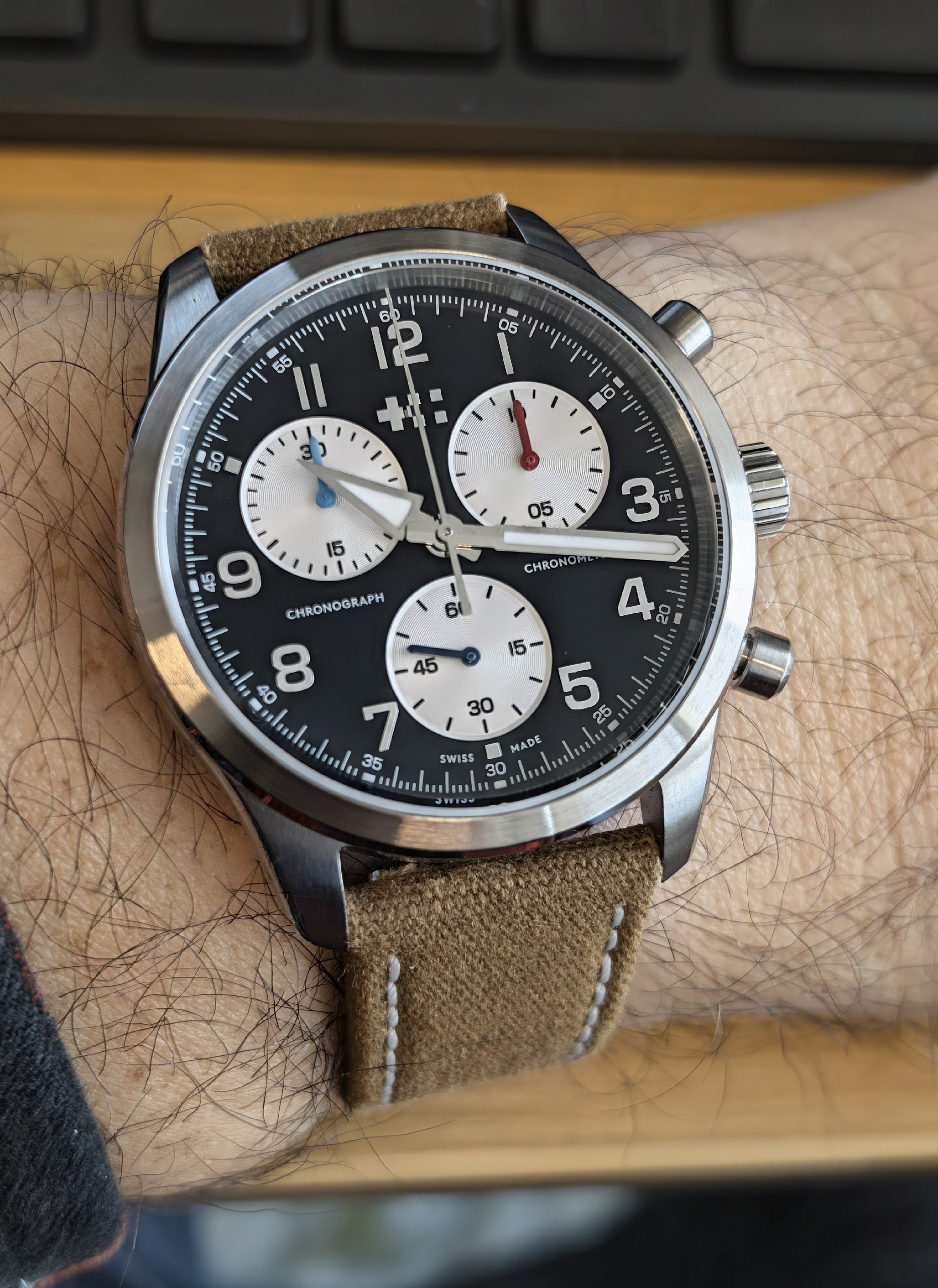 Christopher Ward C63 Valour chronograph 