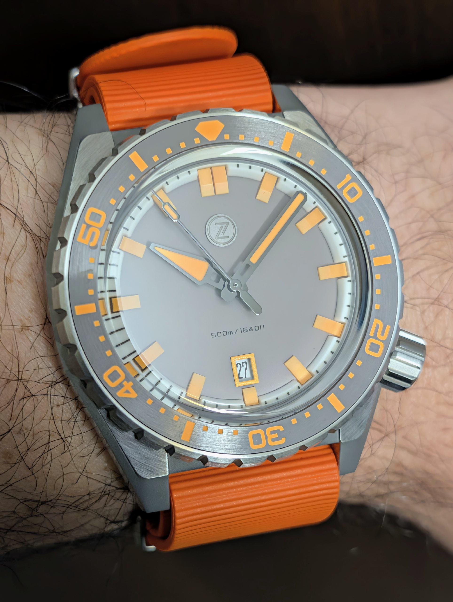 Zelos Thresher on a Bonetto Cinturini 328 strap