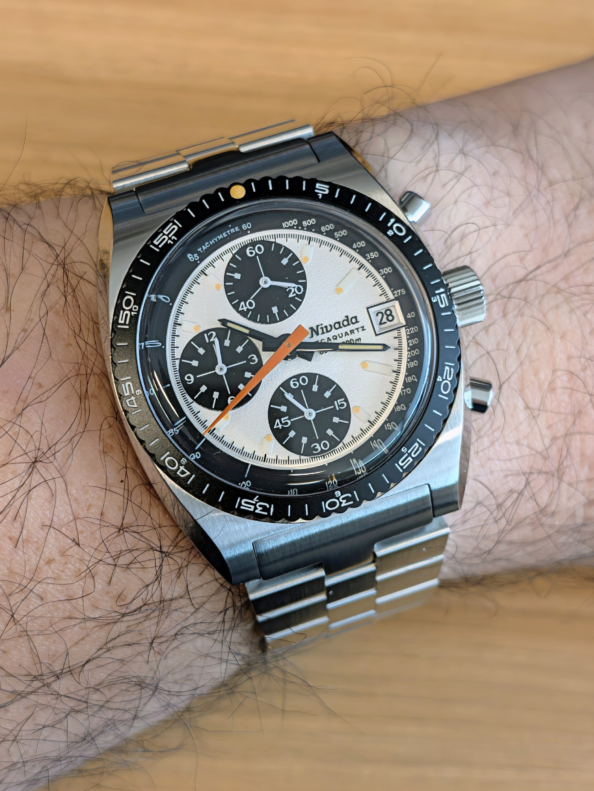 Nivada Grenchen Autochron Mecaquartz x Santurce Collection 