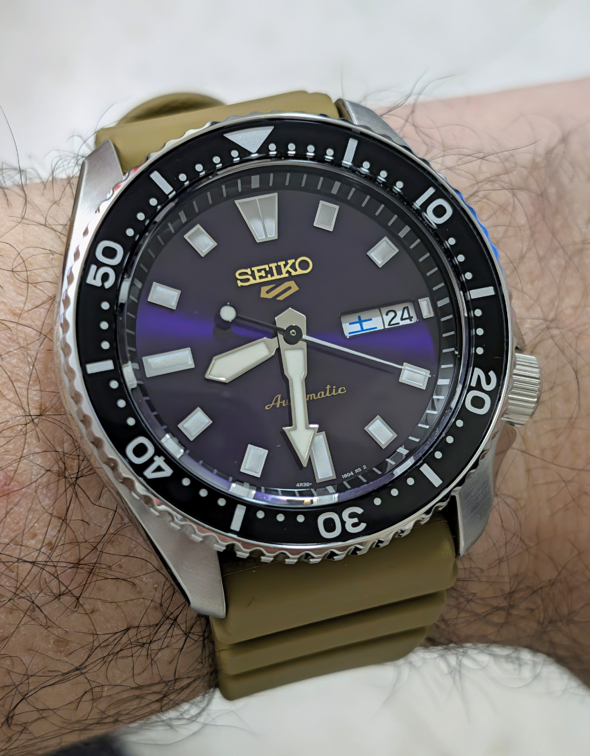[HDB003] Seiko 5 Sports SKX 145th Anniversary on an Uncle Straps FKM GL-831