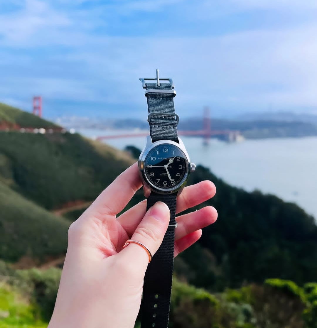  My near-constant companion... the Hamilton Murph 38mm. Lots of memories built into this one.