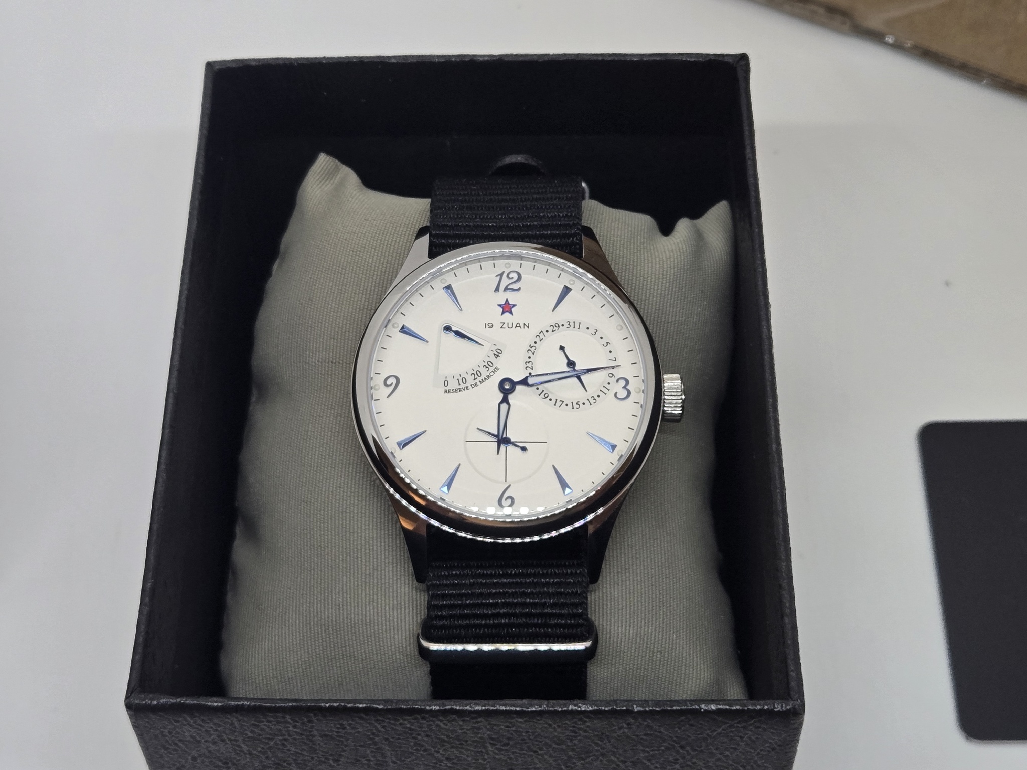 New Watch Post
TimeToken 1963
Not a chronograph like other 1963s. Has a power reserve indicator, small seconds, and tracks the date on its own subdial.