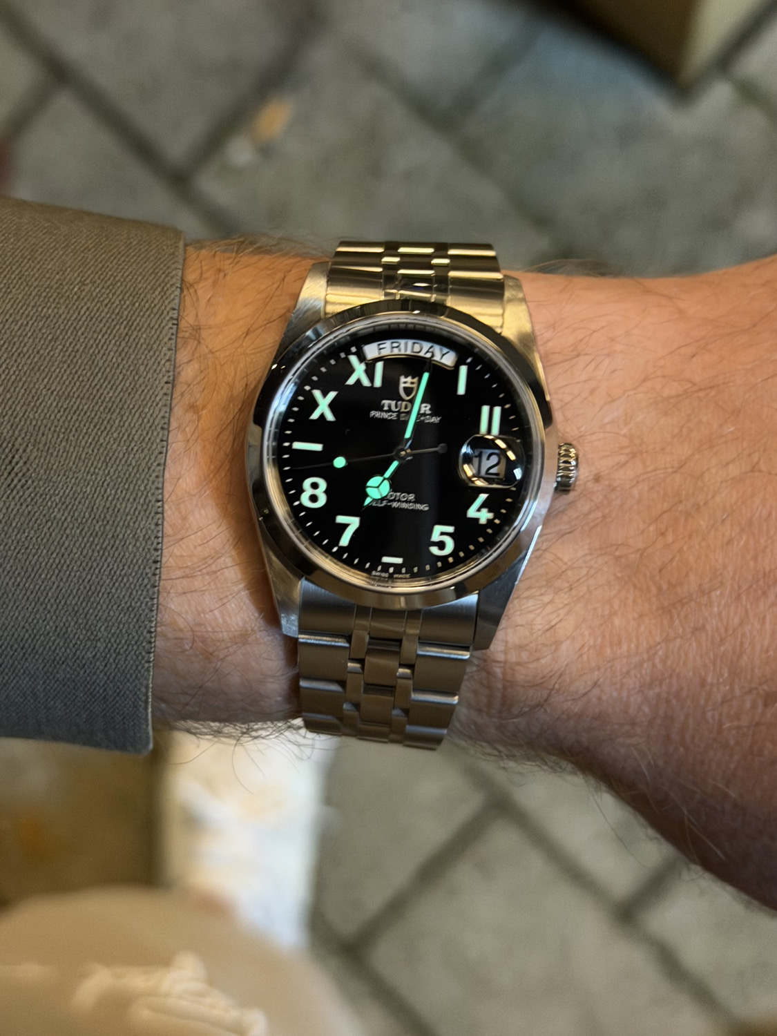 For Friday evening a very special Prince DD - the cali dial and Mercedes hands make it so special - I would say it’s one of the rarest 76200 references 