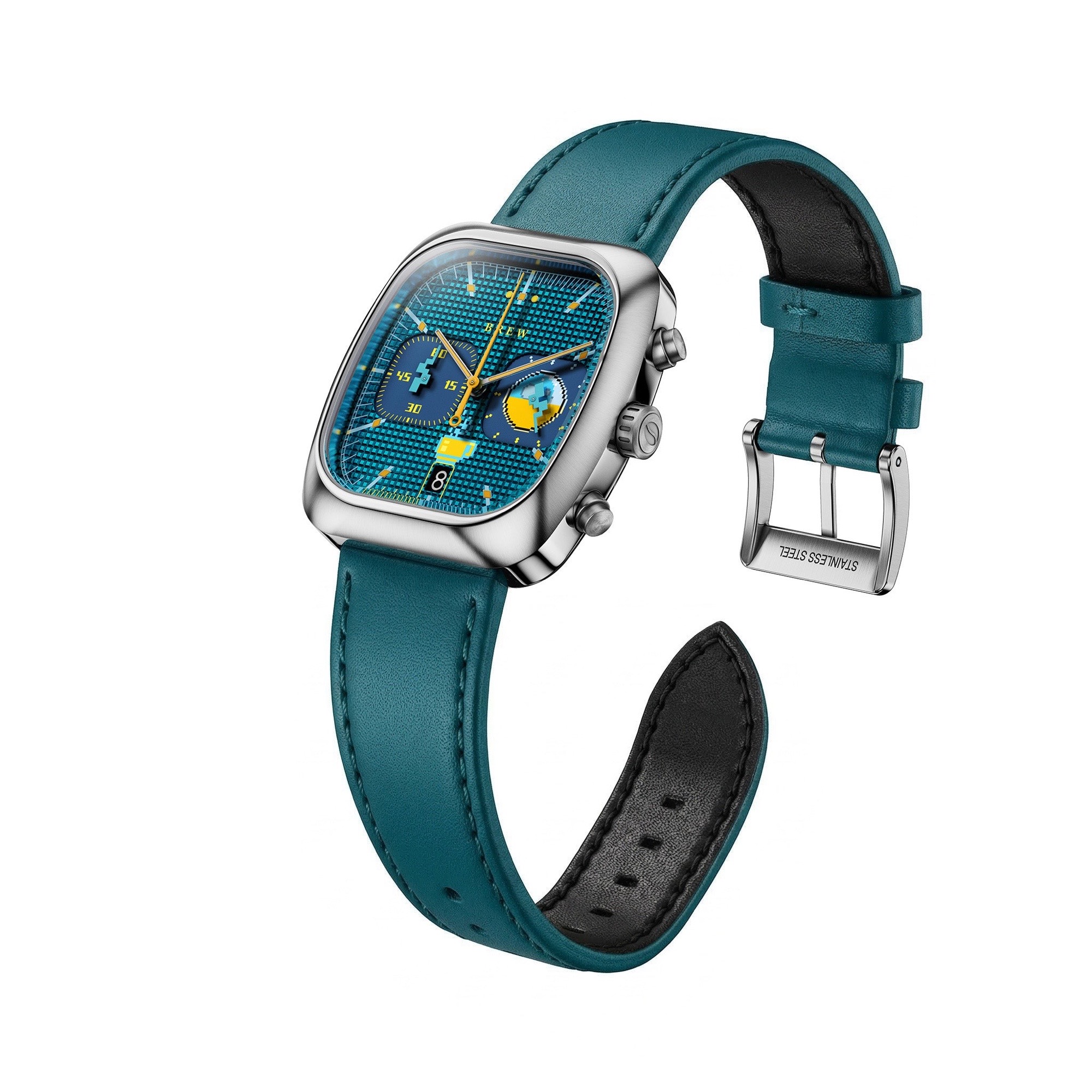 Brew 8-Bit Chronograph: Level Up Your Wrist with Retro Style! — photo 3