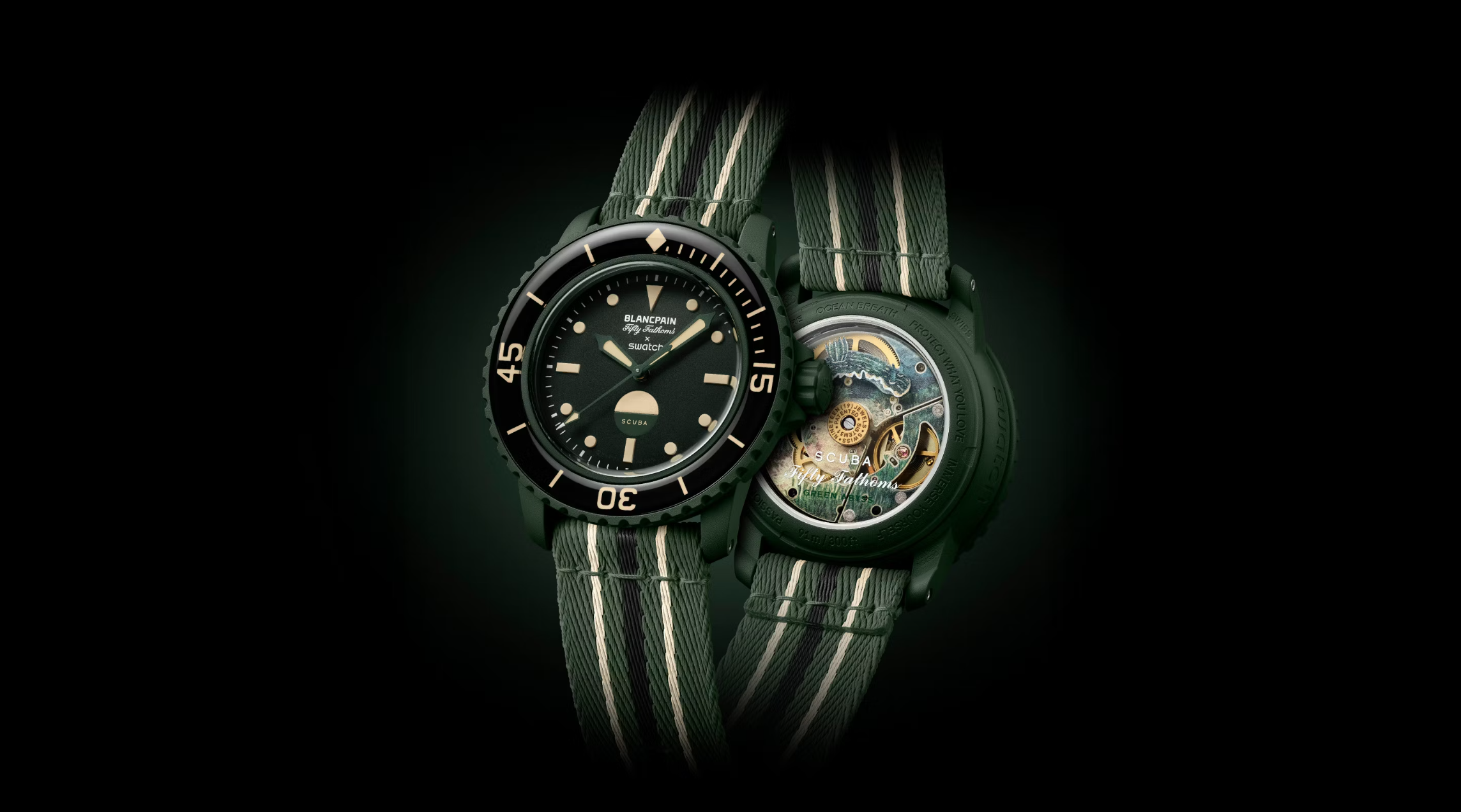 Bioceramic Scuba Fifty Fathoms Green Abyss Review | VELOCE — photo 1
