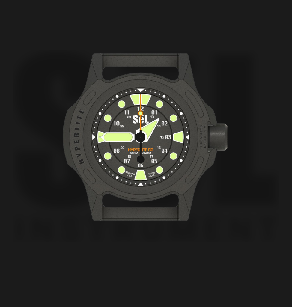 SēL Instrument HYPERLITE GP Titanium Field Watch - Rugged Military Tool Watch