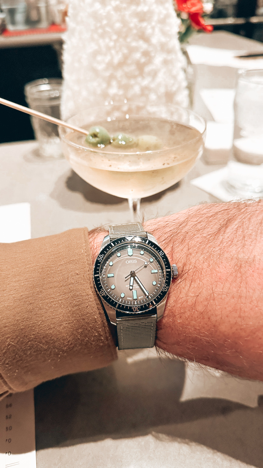 Cacio E Pepe Martini 🍸 and the Oris 
