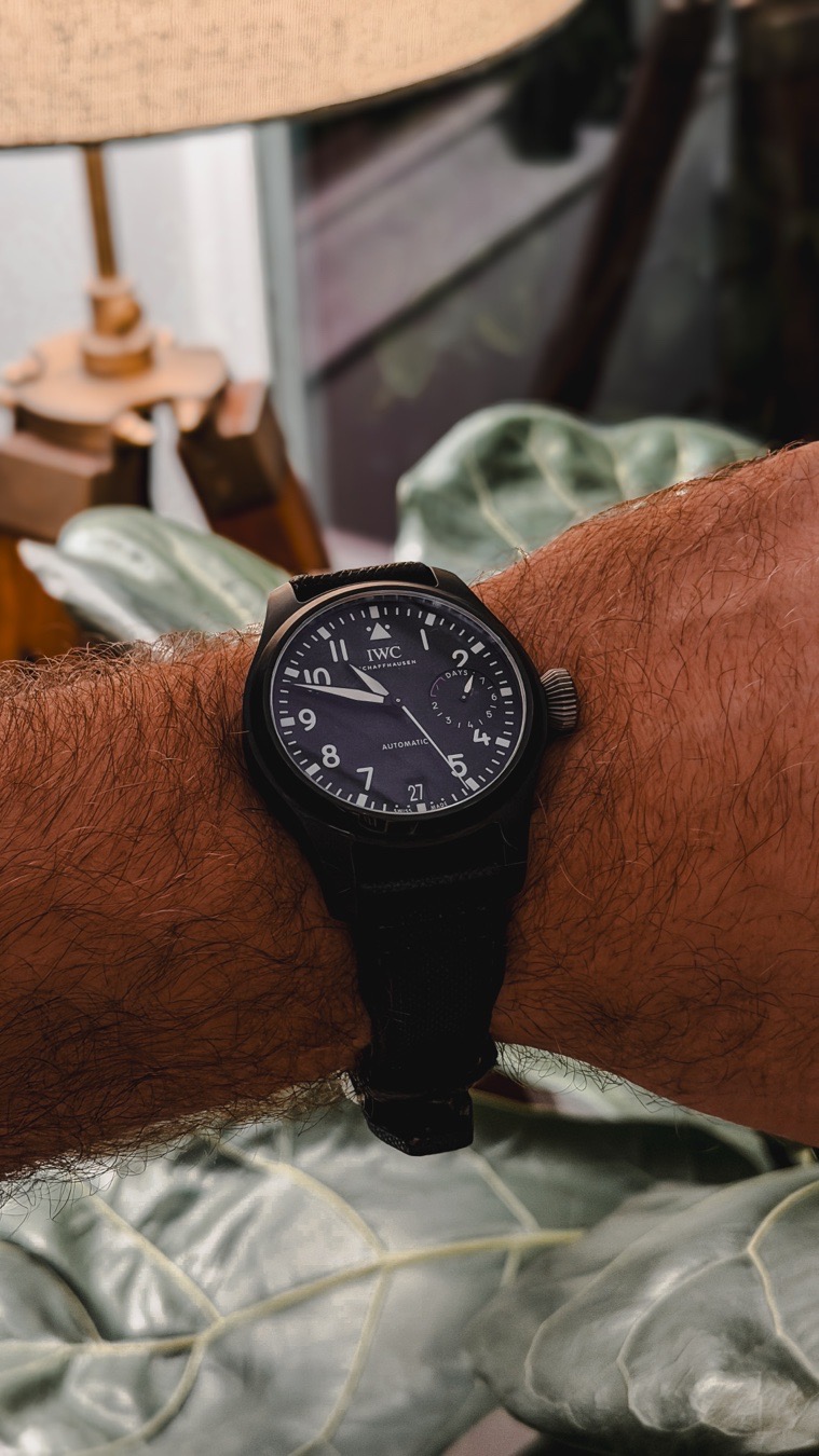 Got to try on some of my brother-in-law’s watches for the weekend!  