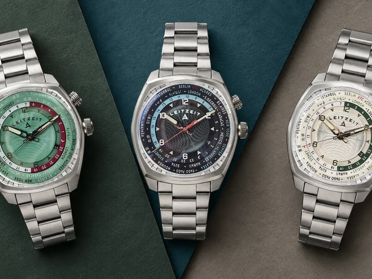 Leitzeit's debut Axis Mundi Worldtimer delivers astonishing specs for under $1,000, featuring a full-blown mechanical worldtimer, 100m water resistance, and a Miyota 9075 movement. This watch makes you stop and read the spec sheet twice.