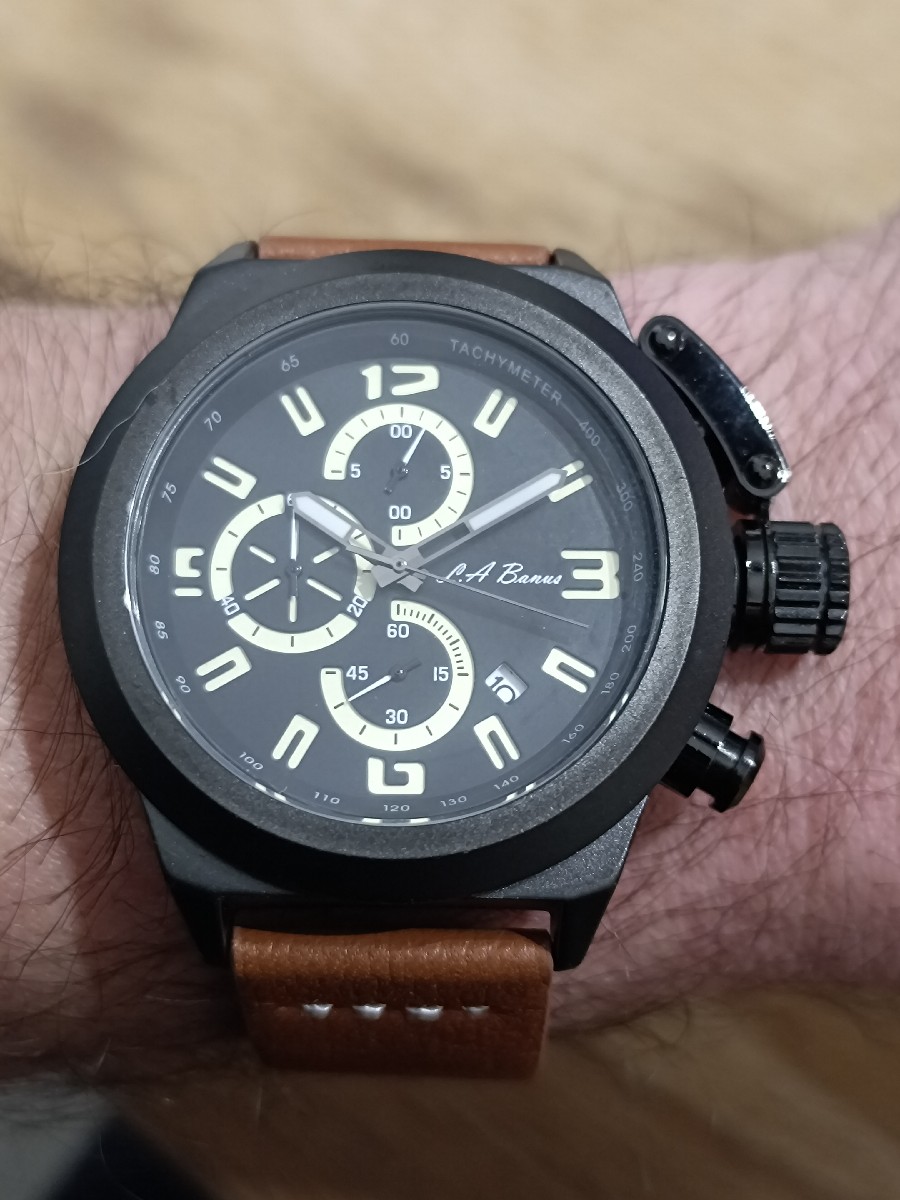 L. A. Banus 2029 Canteen - it's an absolute beast on the wrist
Sorry everyone but I'm not being able to take better pictures or videos as personal life is getting a bit crazy and out of hand at the moment.