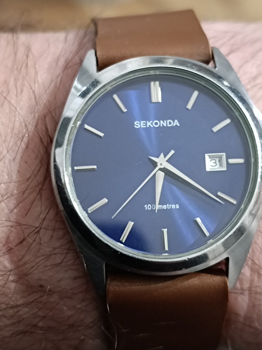 Sekonda blue dial
