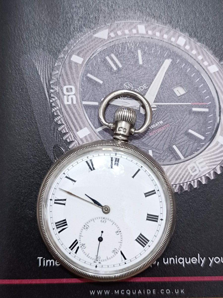 Dennison Watch Case Co Ltd
Beautiful  casing and movement 
Sterling Silver casing 
Pocket watch 

