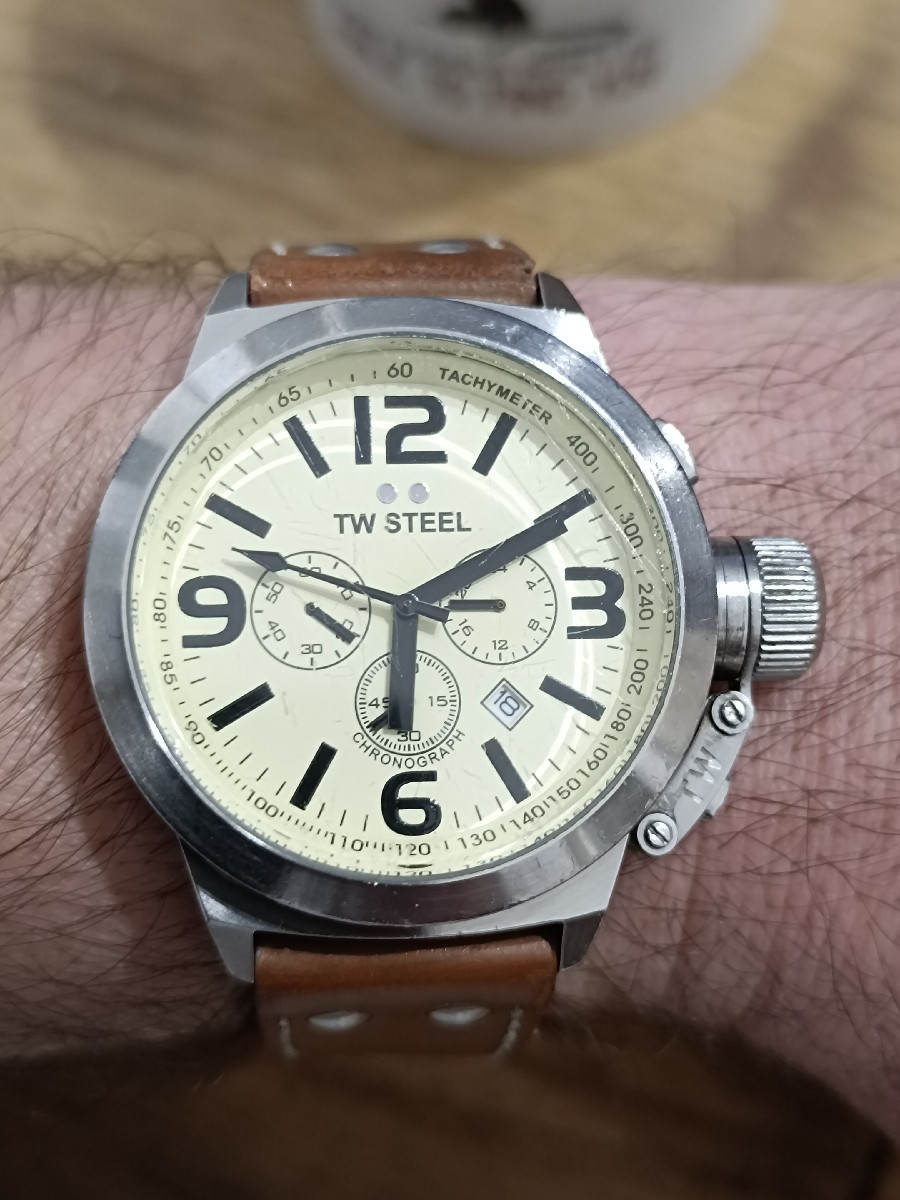 My oversized TW Steel Canteen — after years of trying to justify the purchase, I finally gave up and just went for it.
