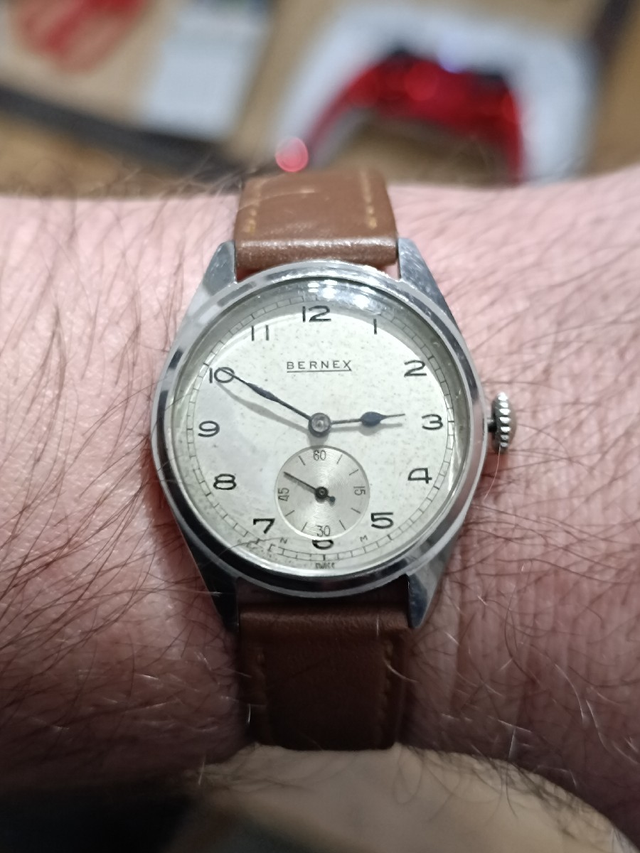 Bernex Vintage Watch 
As life is full of complications, I'm getting day by day more inclined to simple watches. 
No more complications in my life. lol