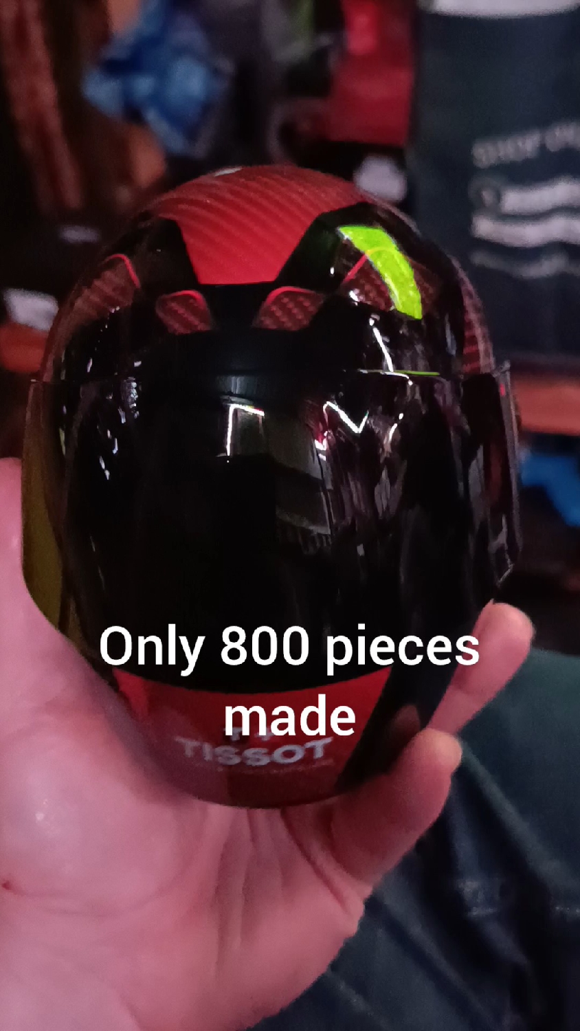Not mine. That's my friend's Tissot Special Edition Moto GP - 1 of 800
Brilliant helmet box