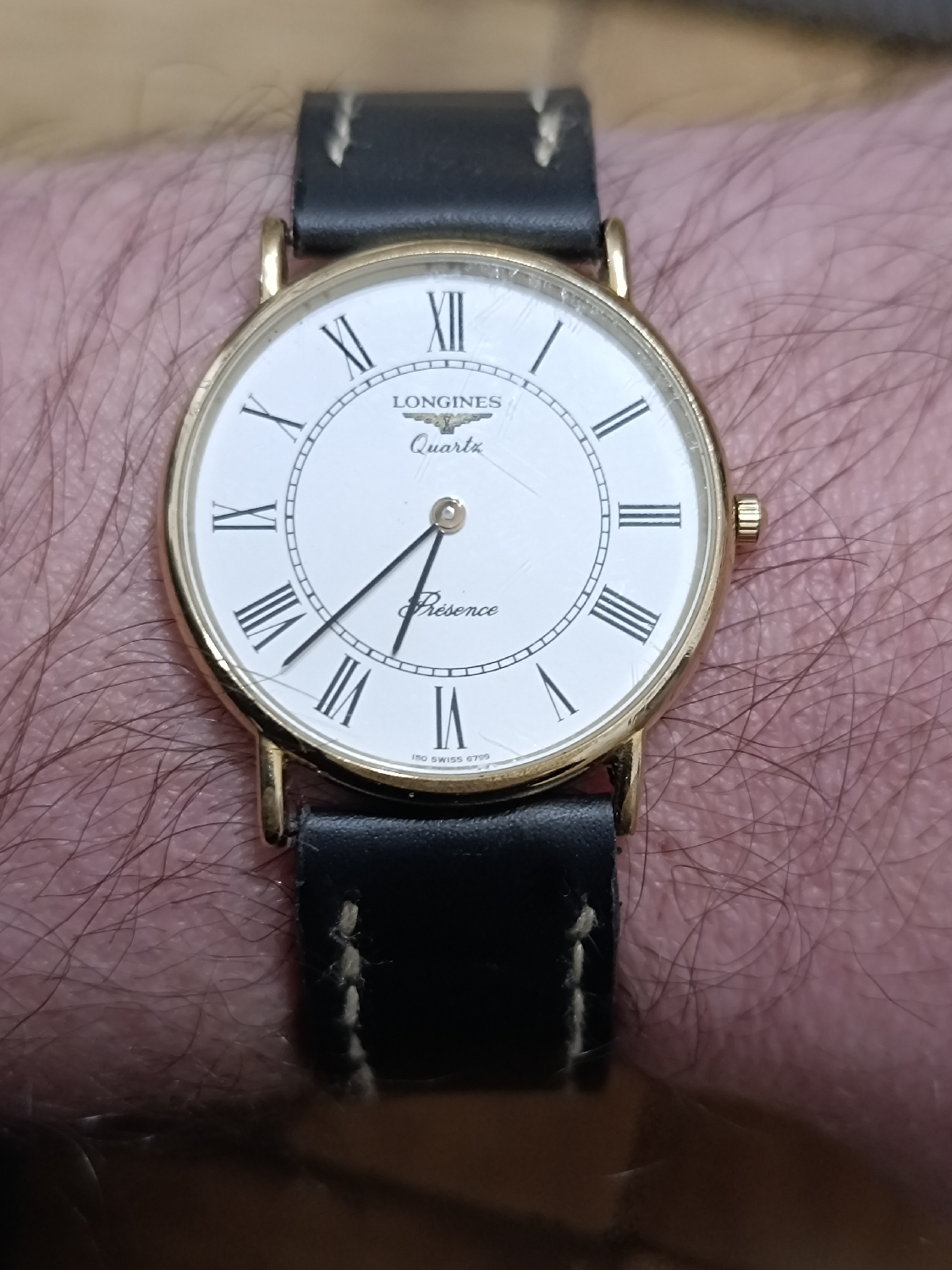 Happy New Year everyone!
Starting the New Year with my vintage Gold Longines Presence Quartz watch