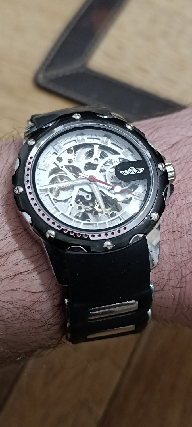Skeleton Winner TM531- Yes, it is a chinese watch that I've got for the past 5/6 years and still works great. I'm starting to question the whole industry! 
Why are watches so expensive but the chinese still can make it affordable and durable!?! Yeah, I know the answer! What do you think about it? 