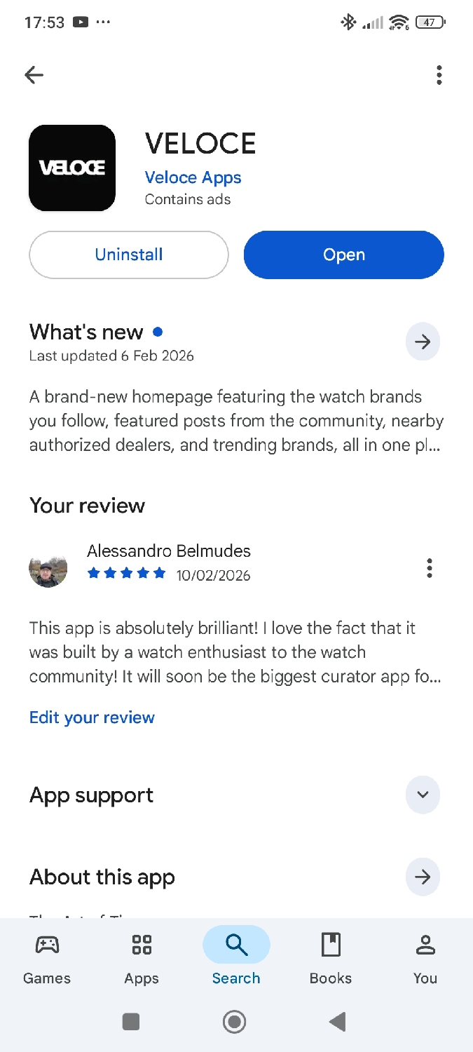Call to action:
I've just done my review fellas! Lets all share our experiences, give the app a review, show the app some love, shall we! And of course, give Nick the credit that he deserves!