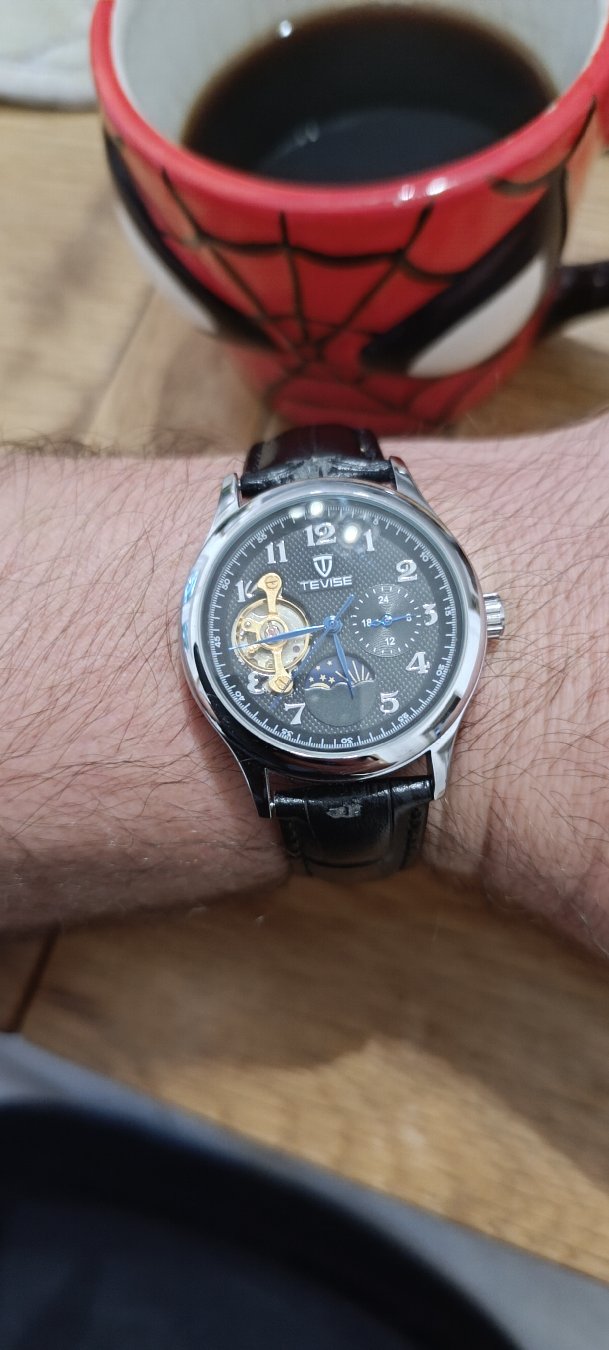 Morning
5-6 years with a Ultra-budget entry level - Tevise
It still works. No service done. It keeps time. It looks cool. It's not a homage. It's not a copy.
Yes, it takes inspiration from the Breguet Classique but that's it
Is it worth it? Brother, I paid £18
Do the maths and tell me!
Watch snob: don't dare!