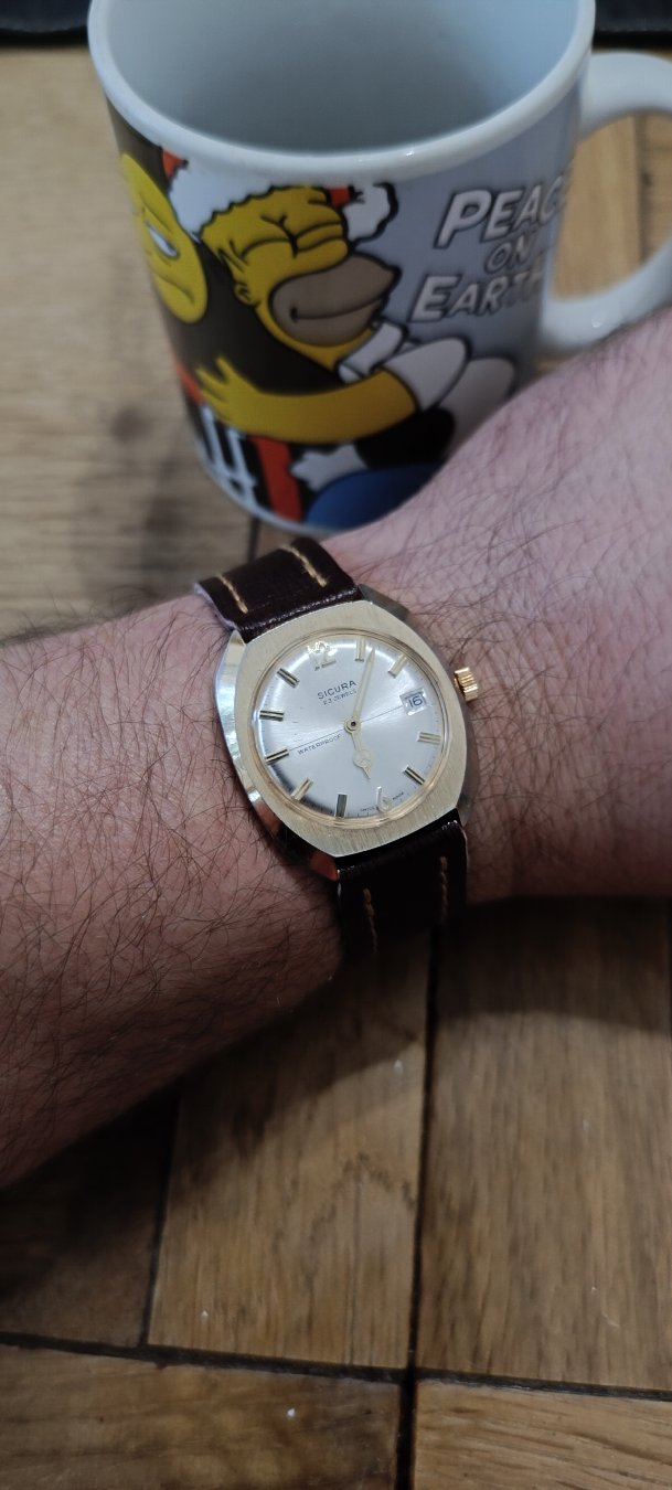 Morning
A quick look at this gorgeous vintage Sicura 23 Jewels manual-wind watch from the collection. Love the cushion case design and that clean silver dial paired with the dark leather strap. Perfect daily vintage charm!
What do you think of this piece? Let me know in the comments!
@arbalexwatches
#SicuraWatch #VintageWatch #WristRoll #WatchShorts #WristCheck #Horology