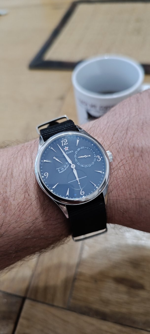 Morning everyone 
The legendary Seagull 1963 has a secret, modern sibling... Meet the Seagull 1963 "Plan B" Automatic Power Reserve!
​While the front is a stunning tribute to early military aviation design drafts, the caseback features a hilarious quirk: it proudly claims to be a "Chinese Air Force Chronograph," yet there isn't a single stopwatch button in sight! Here is the breakdown of this fascinating, beautiful contradiction.
​📊 Watch Specifications
​Movement: Authentic Sea-Gull ST1780 (TY2714) Automatic (Self-winding)
​Power Reserve: ~40 Hours (tracked by the active physical dial indicator)
​Complications: Pointer Date (2 o'clock), Small Seconds (6 o'clock), Power Reserve Indicator (10 o'clock)
​Dial Details: Deep blue dial featuring the iconic Red Star and "Zuan" (Jewels) text
​Strap: Rugged black nylon NATO strap
​📜 The History
​In 1961, the Tianjin Watch Factory was commissioned by the military to build China’s first aviation chronograph under the top-secret codename "Project 304." By 1963, prototypes were approved.
​While the famous manual-wind chronograph ("Plan A") was ultimately chosen for military production, alternative design sketches were drawn up. This "Plan B" watch pays direct homage to those alternative mid-century design drafts—giving you historic military DNA mixed with modern automatic convenience.
​Subscribe to @arbalexwatches for more unique watch reviews, history, and quirks!
​
​#seagull1963 #watchcollector #militarywatch #watchhistory #automaticwatch #affordablewatches #arbalexwatches #shorts