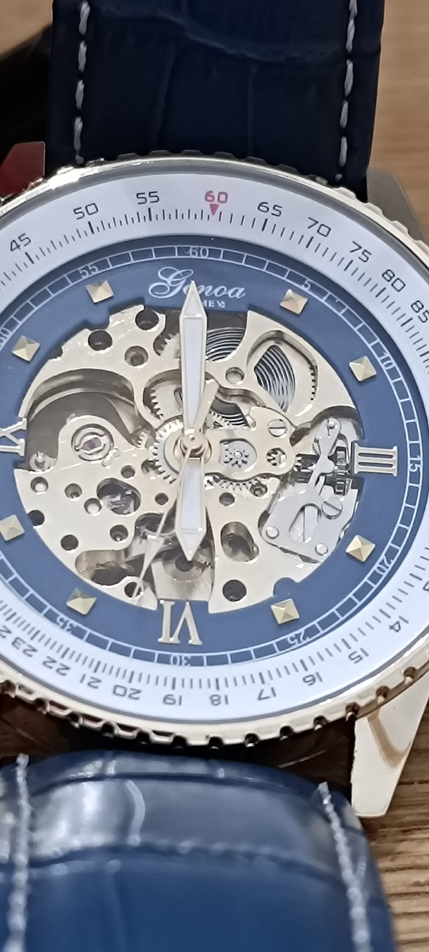 Morning 
Taking a close-up look at this aviation-inspired skeleton watch from Genoa Time Co.! It’s powered by a cheap, mass-produced Chinese automatic movement and entry-level materials, but you can’t deny the wrist presence with that bold blue chapter ring and slide-rule bezel. Let’s break down the movement, construction, and overall value.
​What’s your take on ultra-budget mechanical timepieces? Let me know in the comments below!
​If you enjoyed this breakdown, don't forget to like, share, and subscribe to @arbalexwatches for more watch reviews, movement deep-dives, and horology content.
​
#WatchReview #SkeletonWatch #AutomaticWatch #AffordableWatches #GenoaWatch #MicrobrandWatches #WristCheck #Horology #WatchCollector #Shorts