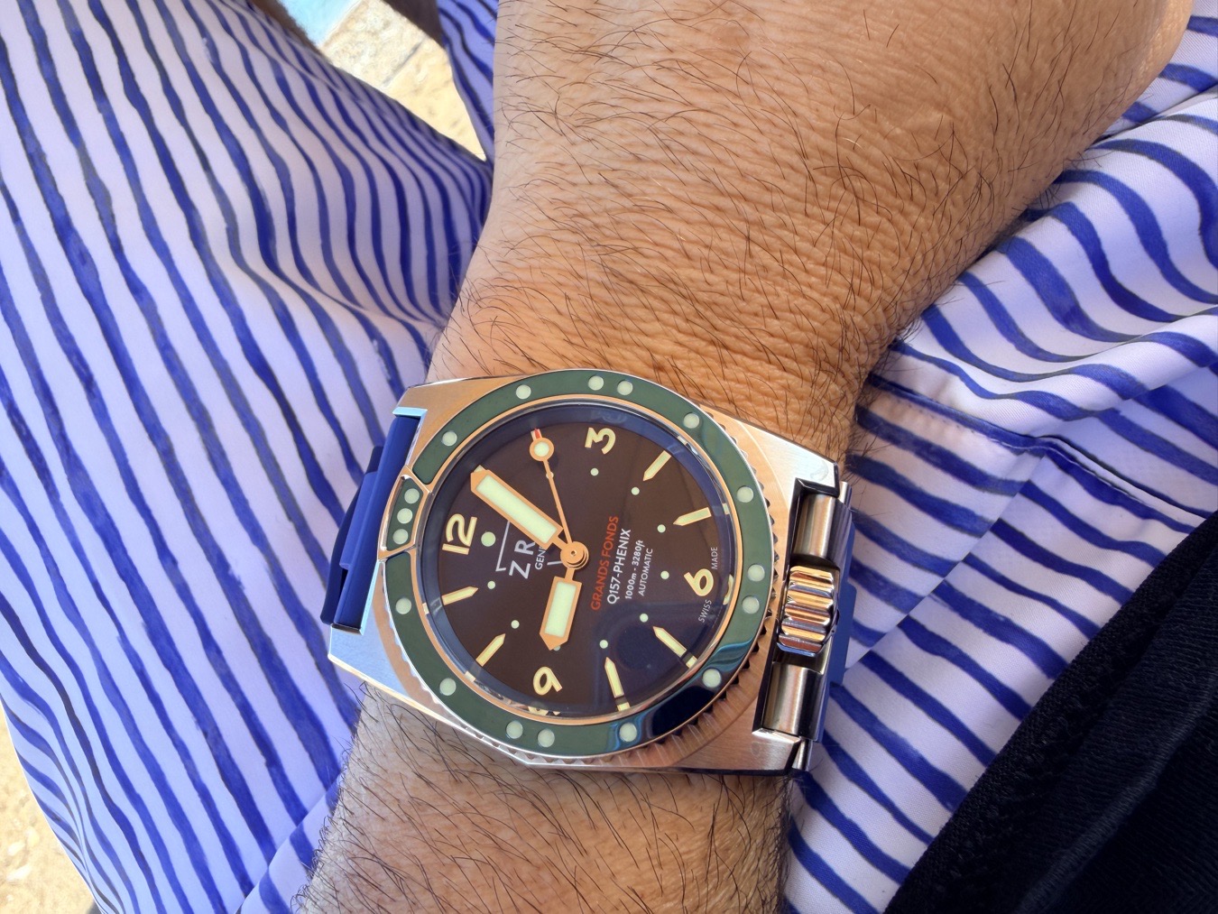 Blue watch Monday late post! the #ZRC  Grands Fonds Phenix
