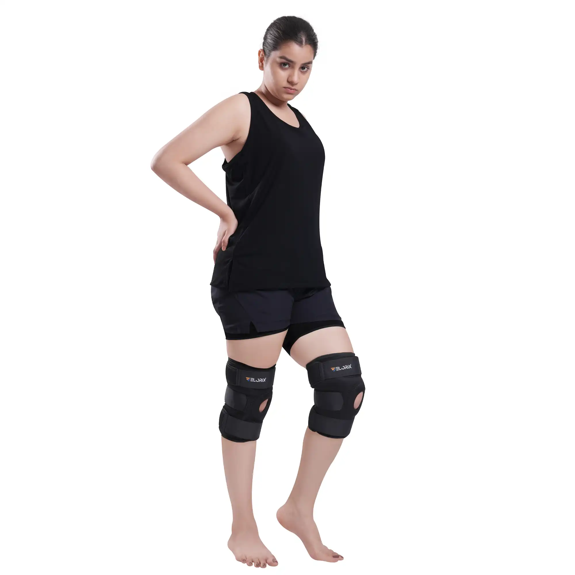 VeloriX Knee Support without Hinge (Open Patella Brace)