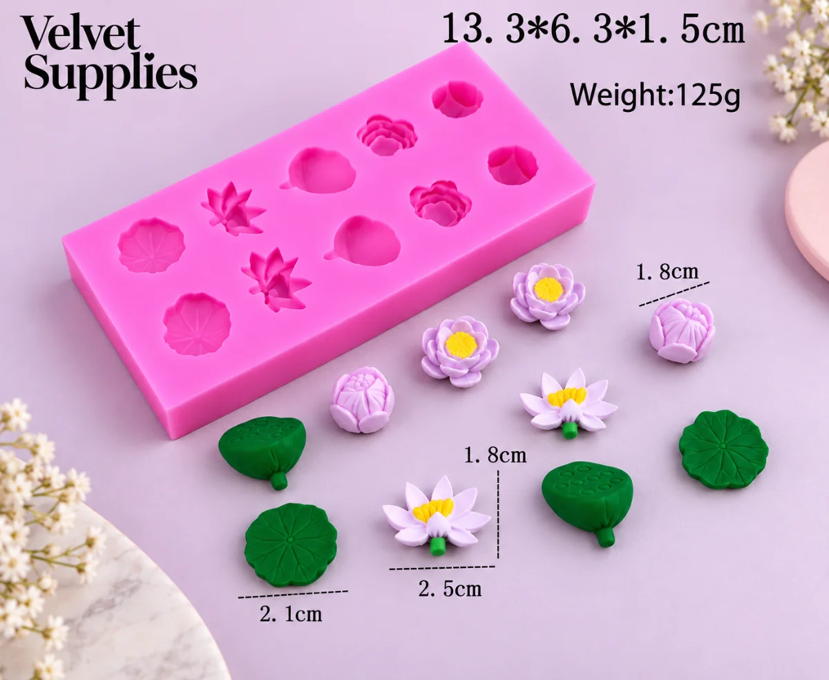 10C Lotus Stem Leaf pond - 1 Pc