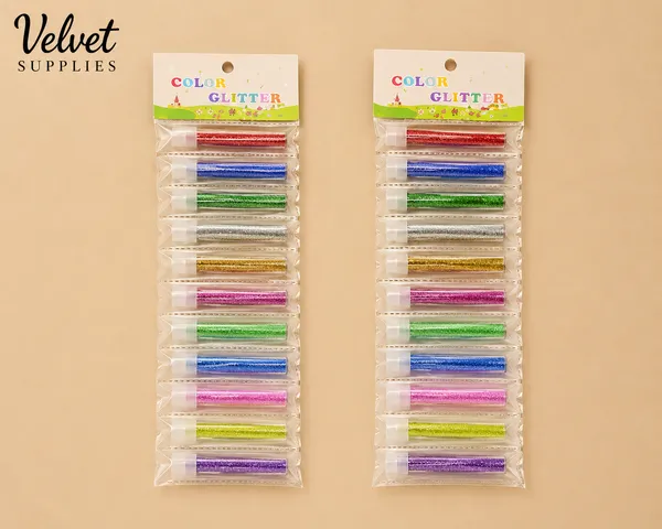 12 In 1 Colour Glitter Powder set