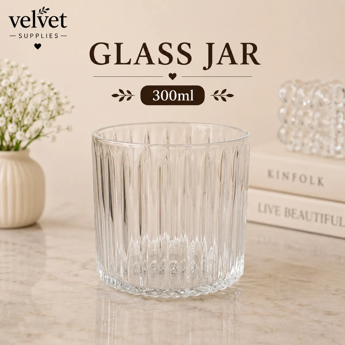 300ML Glassjar - 6PCS