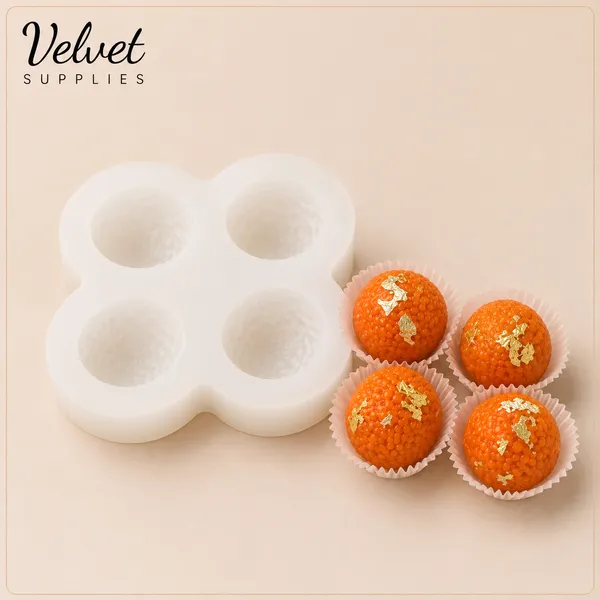 4 Cavity Moti Choor Laddu Mould