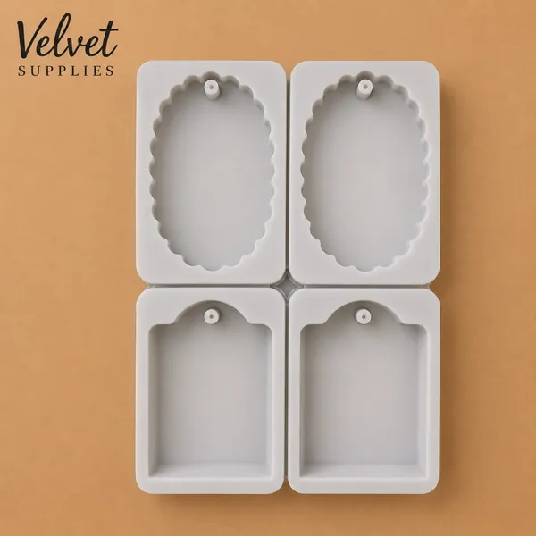 4-Cavity Oval & Arch Tag Multi-Purpose Mould 