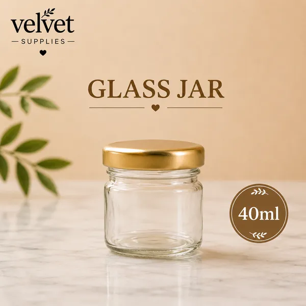 40ML Glass jar 6PCS - Default