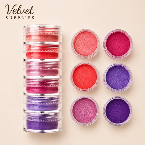 6 Shade Pearl Mica Powder (B)