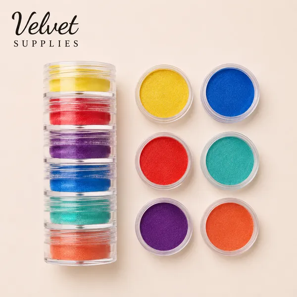 6 Shade Pearl Mica Powder (E)