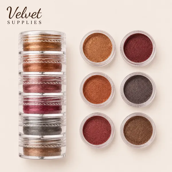 6 Shade Pearl Mica Powder (I)