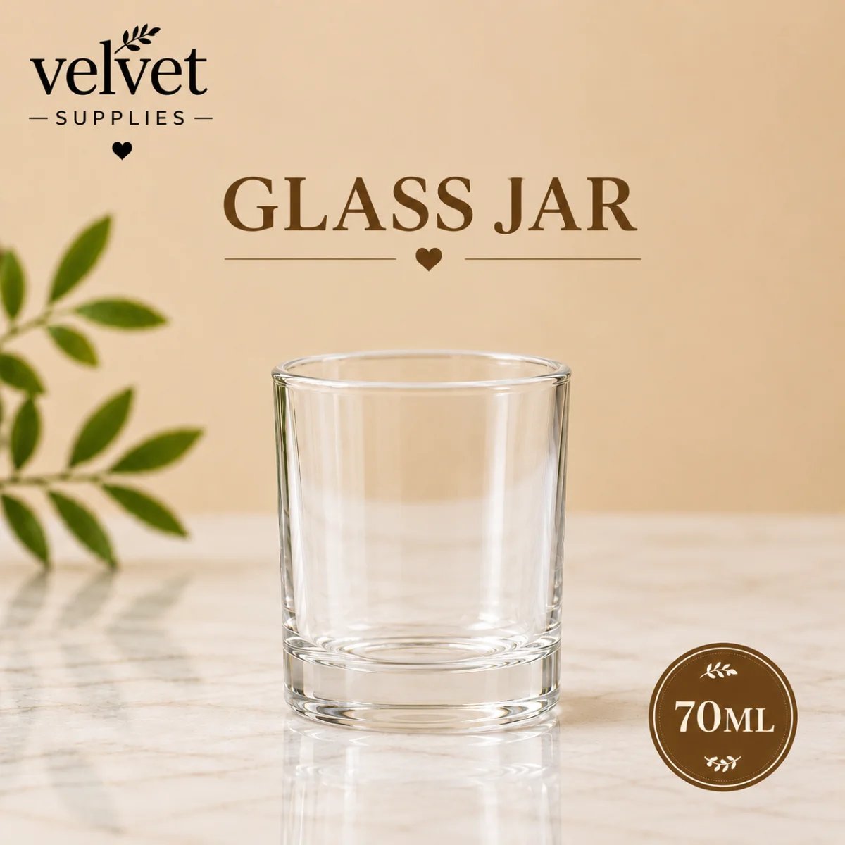 70 Ml Glass Jar 
