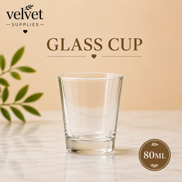 80ML Glass Jar 6 pcs - 80ML