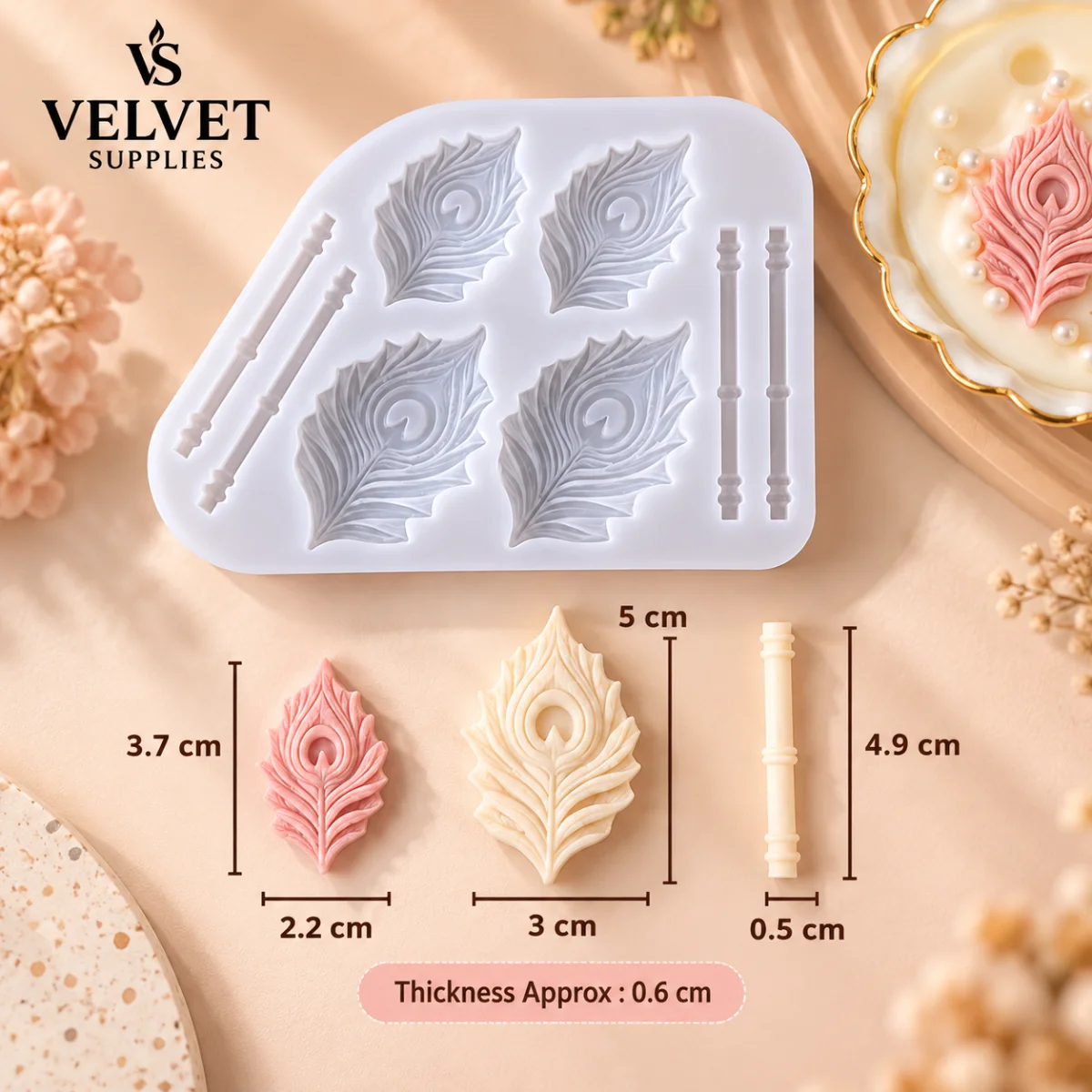 Basuri Morpankh Mould - 1 Pc
