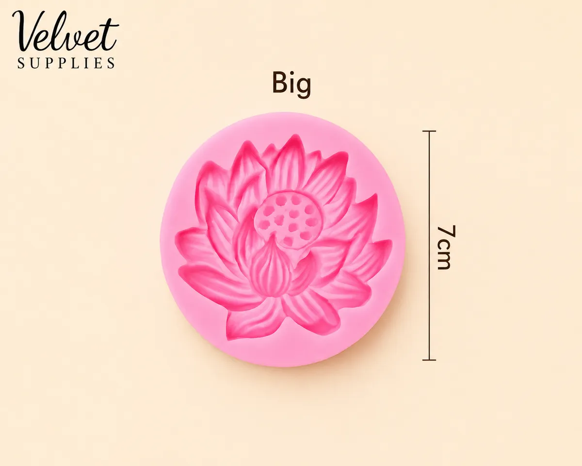 Big Lotus Fondant mould