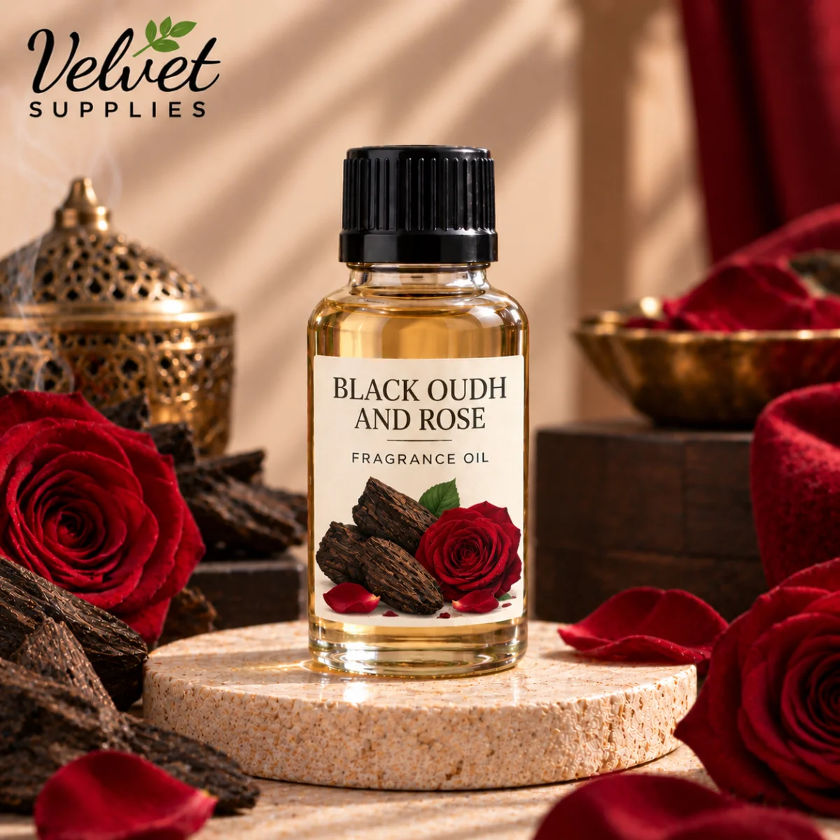 Black Oudh And Rose Fragrance Oil