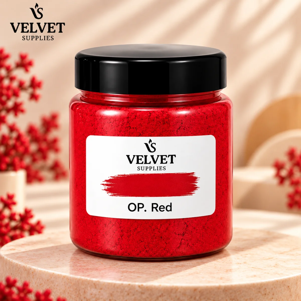 Cherry Red Powder Colour