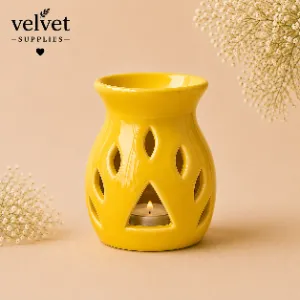 Famous Model N97 Ceramic Candle Diffuser - 1 PC(Yellow)