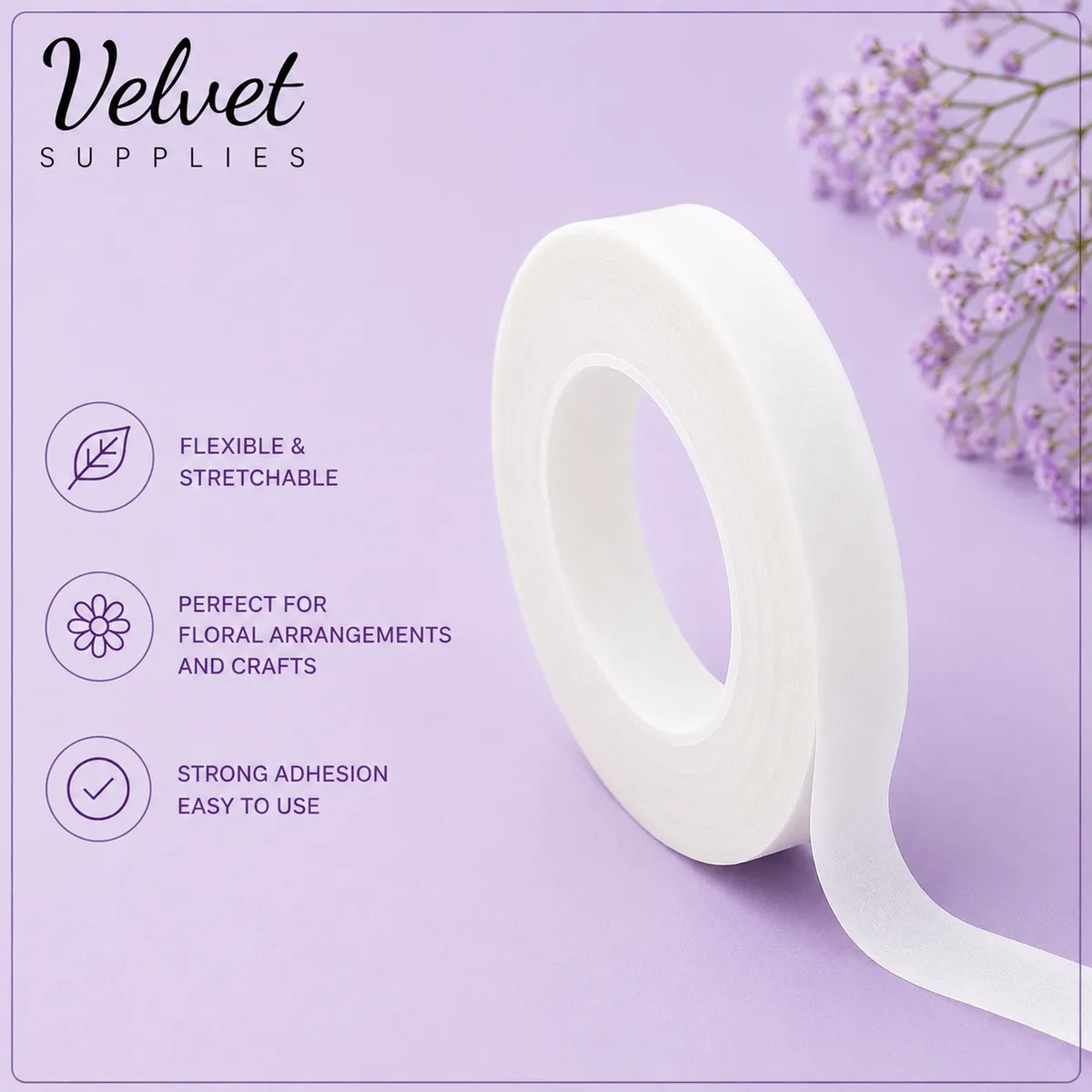 Floral Tape White