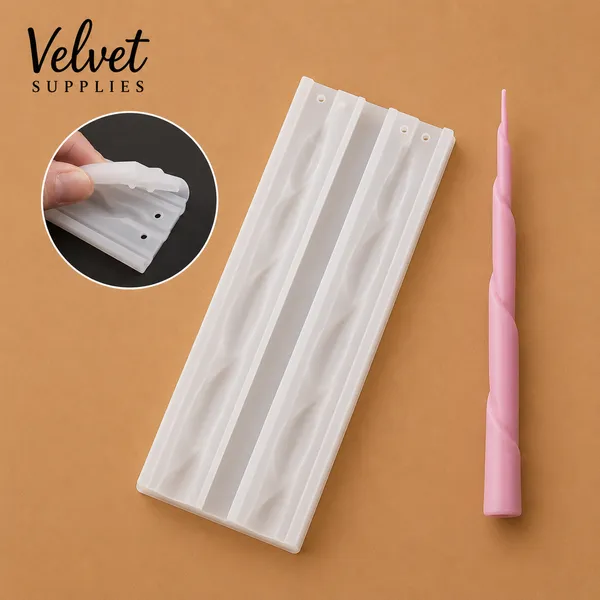 Geometric  Long Pole Candle Mould