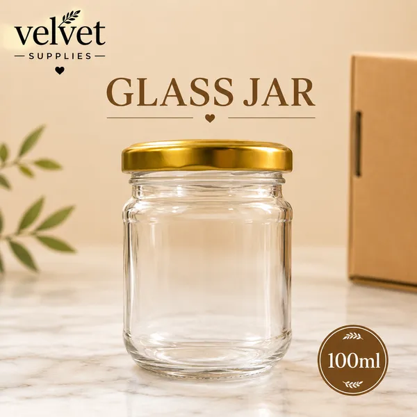 Glass Jar 6 PCS - Glass jar